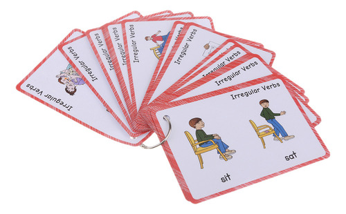 Flashcards Que Almacena Verbos Irregulares - 24 Piezas