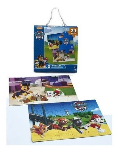 Paw Patrol Rompecabezas 2 Puzzles 24 Piezas