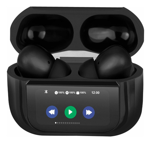 Audífonos Kaiser Kh-9502bk Pantalla Touch Color Negro