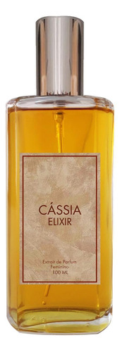 Perfume Cássia Elixir 100ml Extrait De Parfum 40% Óleos