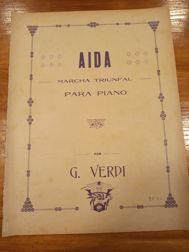 Aida Marcha Triunfal Verdi Partitura 