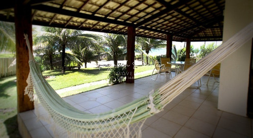 Imagem 8 de 18 de Casa A Venda Em Camaçari De Frente Para O Mar, 1.200 M² De Área Total, Piscina Com Deck, R$3.500.000,00 - Ca00334 - 71125733
