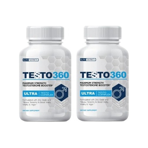 Testo 360 Ultra Testo Complex Suplemento Hormonal 02 Frascos