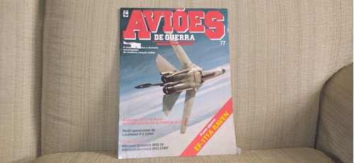 Coleção Aviões De Guerra N° 77 Poster Ef-111a Raven