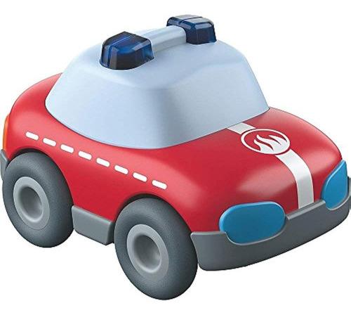 Haba Kullerbu Red Fire Truck Car Con Momentum Motor Se Puede