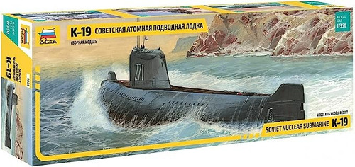 Zvezda 9025 Submarino Ruso K19 Para Armar Maqueta 1/350