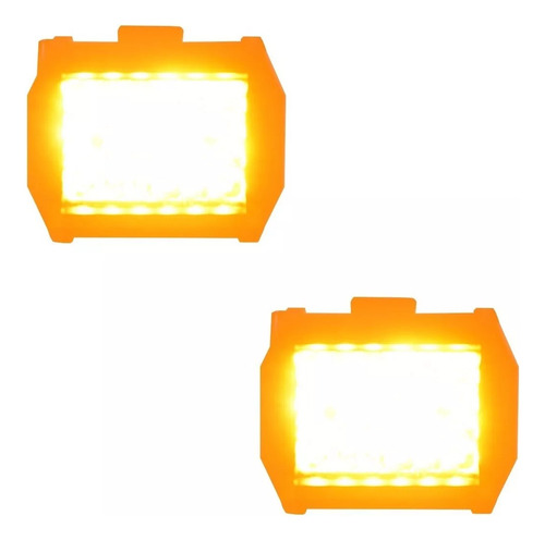 Par Faros 24 Led Bicolor Auxiliar Dually Con Estrobo