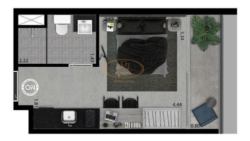 Apartamento Com 1 Dormitório(s) Localizado(a) No Bairro Vila Olímpia Em São Paulo / São Paulo - 6789:912324