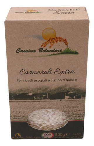 Arroz Cascina Belvedere Carnaroli 500 Gr Arroz Blanco