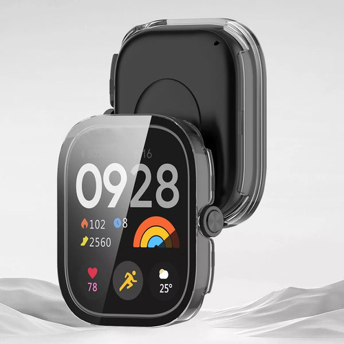 2pzs Protector Funda Case Para Redmi Watch 4 Con Micas