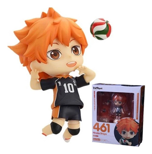 Haikyuu Q Version Figura De Acción Con Caja - Hinata Shoyo