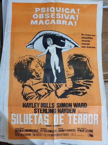 Afiche De Cine Original- Siluetas De Terror- A 25