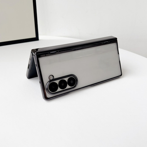 Funda Para Huawei Mate X3/x5/x6/honor Magic V3, Delgada, Ligera, Protectora Transparente, Con Marco Galvanizado