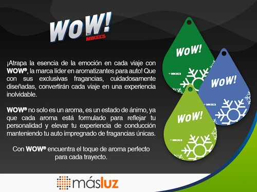 Aromatizante Para Auto Colgante Fragancia A Manzana Wow
