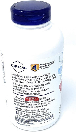 Citracal Máximo Con Vitamina D3 (280unidades)