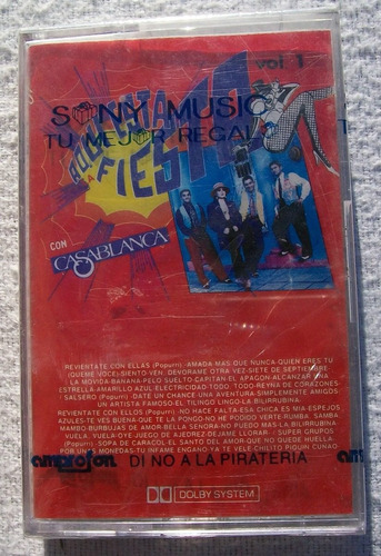 Casa Blanca Aqui Esta La Fiesta Vol. 1 Cassette Nuevo Sony