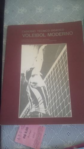 Livro De Voleibol Edição De 1980 Técnico- Didático