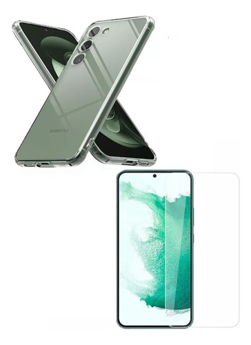 Protector Case Mas Vidrio 9h Para Samsung Galaxy S23 Plus 