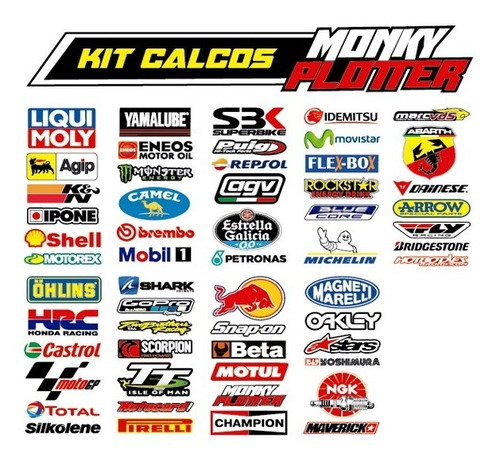 Calcos Motocross Por 9 Planchas 