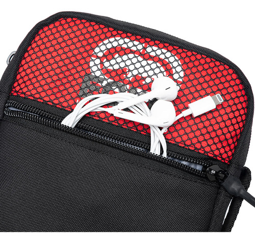 Bolsa Transversal Casual Lateral Tira Colo Shoulder Bag Cor Preto Desenho Do Tecido Lisa