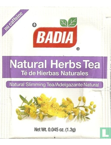 1 Caja De Té De Hierbas Naturales Badia (10 Bolsitas)