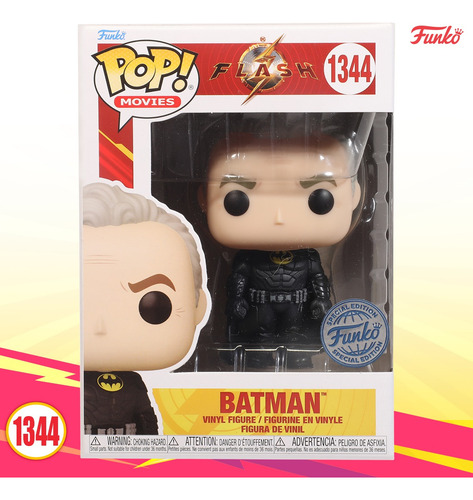 Funko Pop Batman Michael Keaton Sin Mascara #1344 Flash Dc