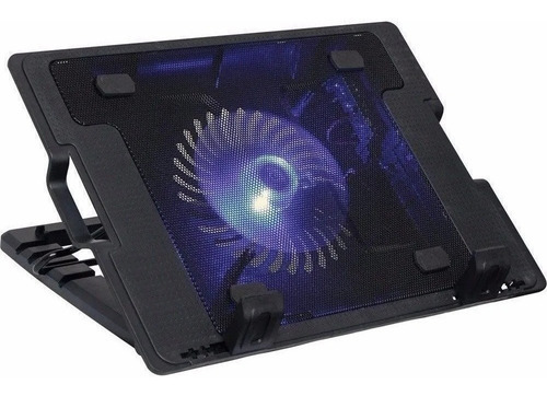 Ventilador Soporte De Notebook Gamer Plegable Color Negro