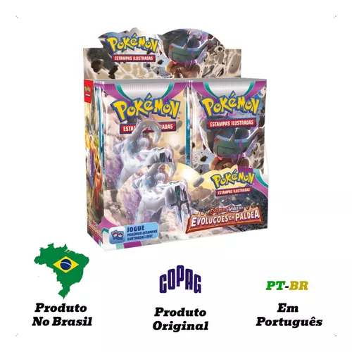 Booster Box 36 Pacotes Escarlate e Violeta COPAG Original Cartas