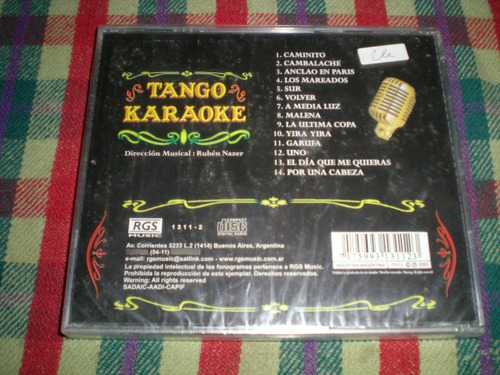 Tango Karaoke Cd Nuevo (60)