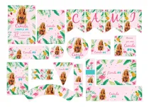 Comprar Kit Imprimible Barbie Tropical Con Textos Editables