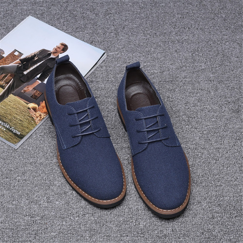 Imagen 2 de 7 de Zapatos Oxford Casuales De Moda Nubuck