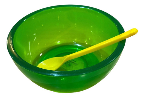 Bowl Acrilico Colores Transparente 15 Cm Diam 6,5 Alto