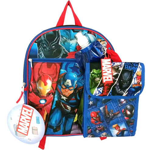 Conjunto De Mochila De 5 Piezas Marvel Universe Estándar