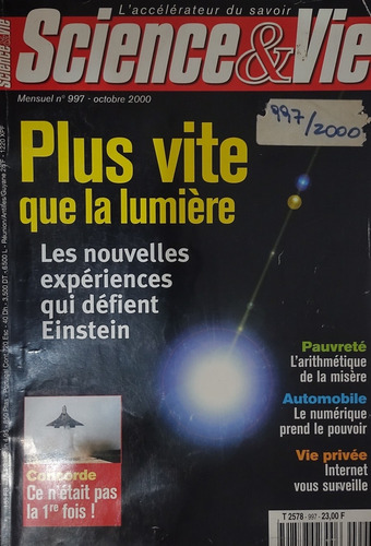 Science & Vie N°997 Plus Vite Que La Lumiere Einstein-#3