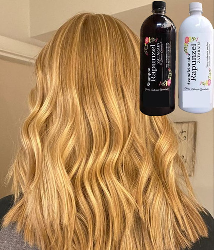Shampoo Rapunzel Con Acondicionador Zatarain Volumen Pelo