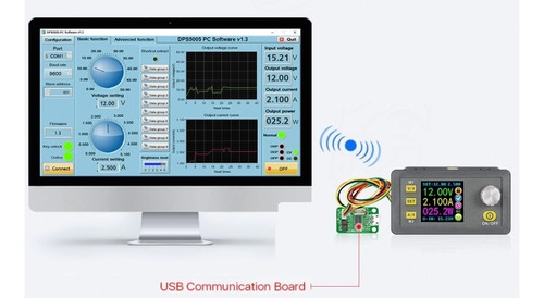 Imagen 5 de 5 de Fuente Alimentacion Digital Programable 0-50v 5a Dps5005 Usb