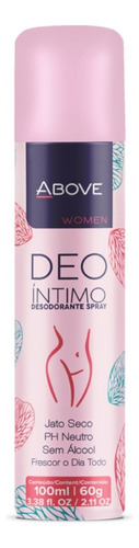 Desodorante Íntimo Mulheres Spray Above Sem Alcool