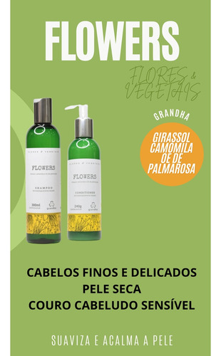 Shampoo E Condicionador P/ Cabelos Frágeis Finos E Delicados