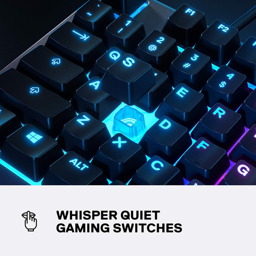 Teclado Gamer Steelseries Apex 3 Rgb Con Reposamunecas Ip32