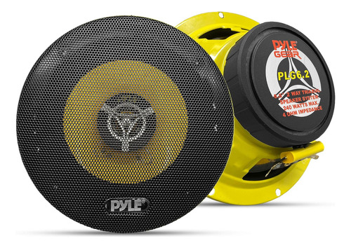 Altavoces para Auto 6.5 Pulgadas Pyle de 2 Vías, 240 Vatios, 4 Ohmios, Tweeter de Medios, Estructura de Imán de 30 Oz, Profundidad de Montaje de 2.25” Compatible con OEM Estándar