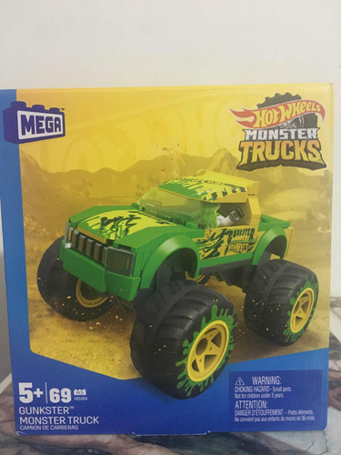 Carro Mega Monster Tracks Hotwheels 69pza Mattel