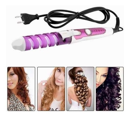 Risador Pinza Encrespador Ondulador Ceramica Nova Cabello