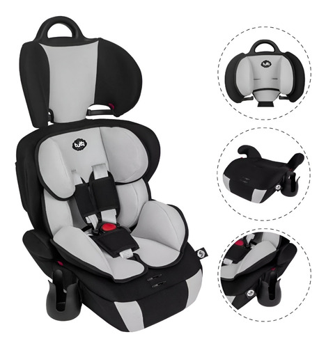 Cadeira Infantil P/ Carro Tutti Baby 2 Em 1 9kg A 36kg 