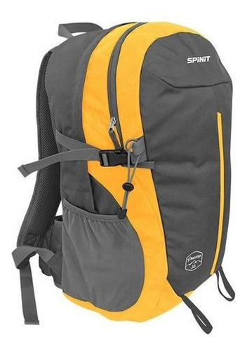 Mochila Urbana Trekking Spinit Pucara 30 Lts  Cubremochila Color Naranja