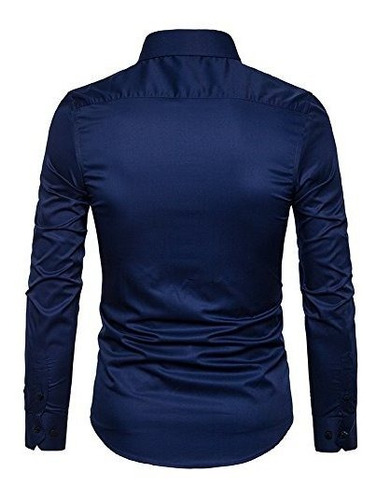 Manwan Walk Camisas De Vestir Para Hombre De Corte Ajustado