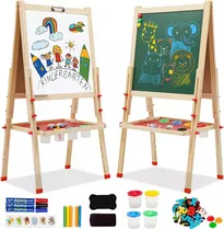 Comprar Pizarron Magnetico Doble Cara Caballetes Infantiles Niños