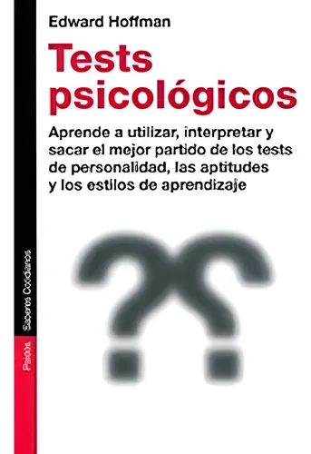 comprar Test Psicologicos - Aprende A Utilizar - Hoffmann