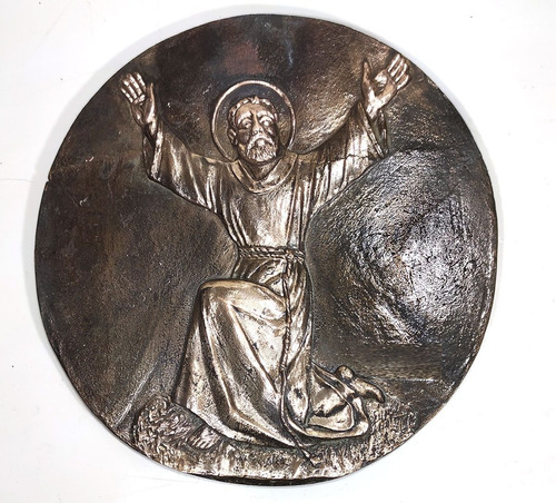 Padre Pio De Pietrilcina - Medalhão Bronze