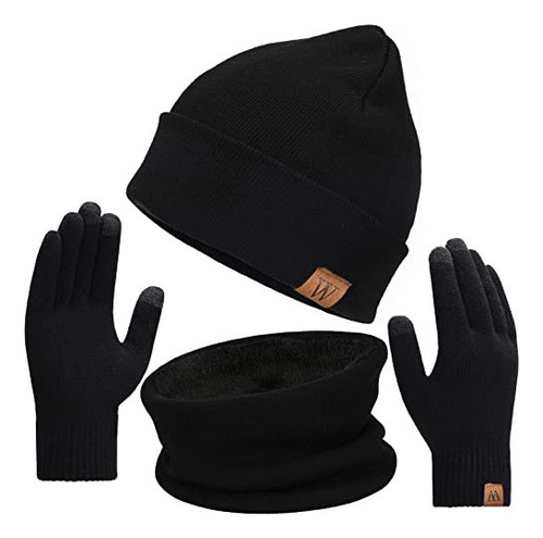 Guantes De Invierno Gorro De Invierno Para Hombre, Bufanda,