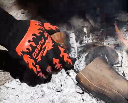 Imagen 4 de 9 de Guantes De Fuego Resistentes Calor Extremo Kevlar/aramida